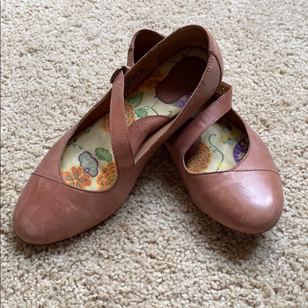 Born Mary-Jane Leather Flats